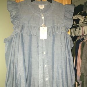Light weight Chambray Top